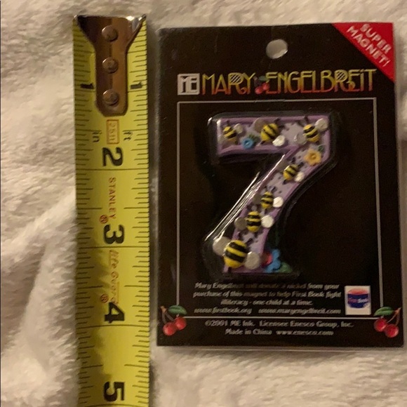 Mary Engelbreit Enseco Super Magnet #7 (Seven) - Picture 2 of 2